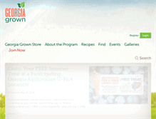 Tablet Screenshot of georgiagrown.com